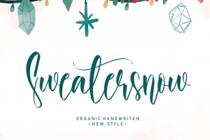 Sweater Snow Font Download