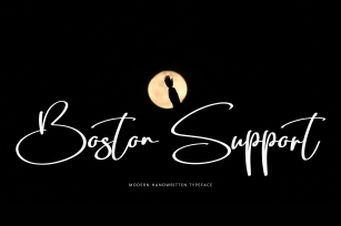 Boston Support Font Download