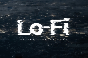 Lo-Fi Glitch Display Font Download