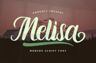 Melisa | Modern Script Font Font Download