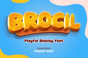 BROCIL - kids font Font Download