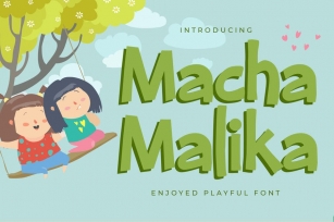 Macha Malika - Enjoyed Playful Display Font Font Download