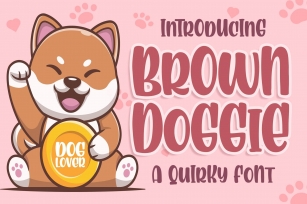 Brown Doggie a Quirky Font Download