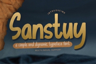 Sanstuy - Dynamic Typeface Font Font Download