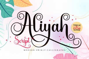 Aliyah Script Font Download