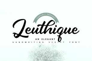 Leuthique | Elegant Handwriting Script Font Font Download