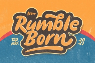 Rumble Born Font Download