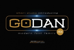Godan Modern Slab Serif Family Font Download