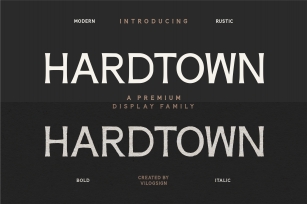 Hardtown Font Download