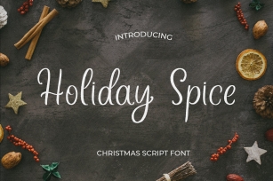 Holiday spice Font Download