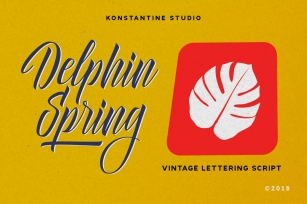 Delphin Spring Font Download