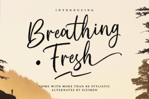 Breathing Fresh Script Font Download