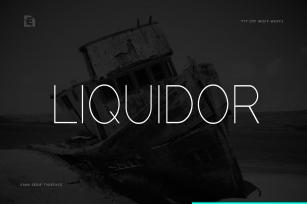 Liquidor Font Download