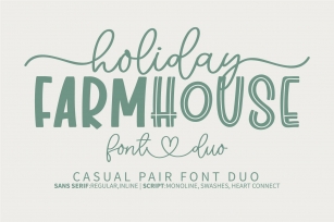 Holiday Farmhouse Font Download