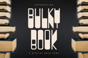BULKY BOOK Font Download