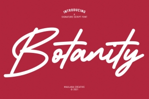 Botanity Signature Font Font Download