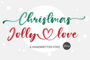 Christmas Jolly Love Font Download