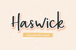 Haswick Handwritten Font Download