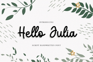 Hello Julia Font Download