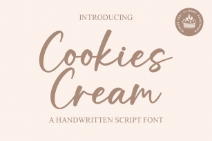 Cookies Cream Font Download