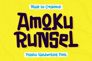 Amoku Runsel Font Download