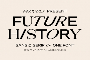 Future History - 2 in 1 Font Font Download