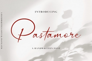 Pastamore Font Download