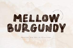 Mellow Burgundy Font Download