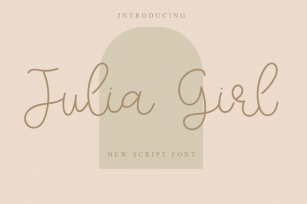 Julia Girl Font Download