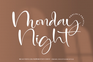 Monday Night Font Download