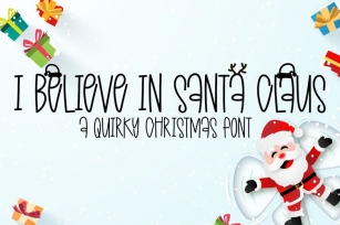 I Believe in Santa Claus Font Download