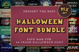 Spooky Halloween Bundle Vol.1 Font Download