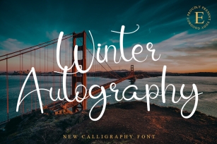 Winter Autography Font Download
