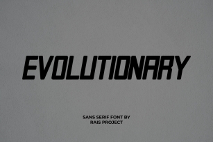 Evolutionary Font Download