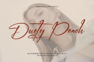 Dusty Peach Font Download