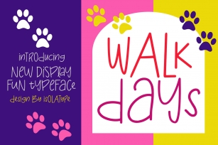Walk Days Font Download