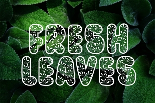 Fresh Leaves Font Download