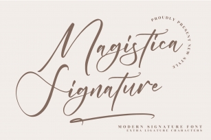 Magistica Signature Font Download