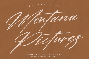 Montana Pictures Font Download