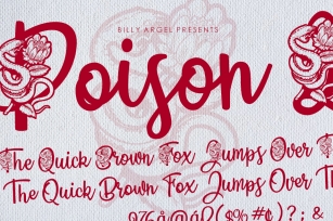 Poison Love Font Download