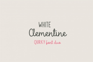 White Clementine Font Download