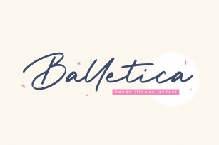 Balletica Handwritten Script Font Download