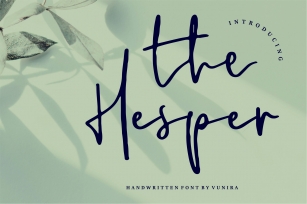 The Hesper Font Download