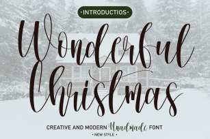 Wonderful Christmas Font Download