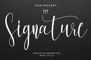 Signature Font Download