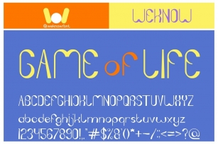 Game of Life Font Download