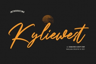 Kyliewest Signature Font Font Download