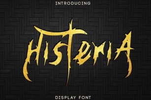 Hysteria - Typeface Font Download
