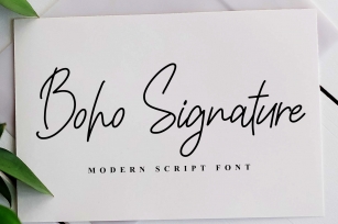 Boho Signature Font Download