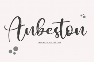 Anbeston Handwritten Script Font Download